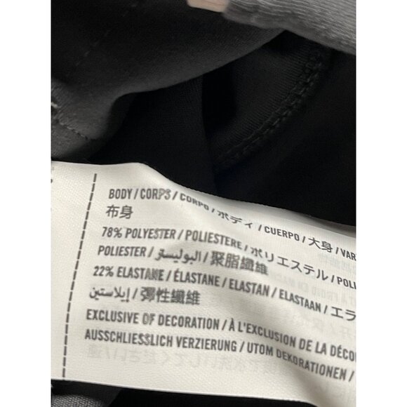 YPB High Waisted Leggings Womens XXS Gray Reflective Stripes Stretch Activewear - Picture 8 of 11